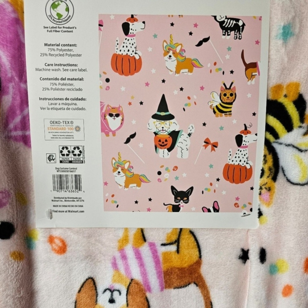 Halloween Dog Blanket